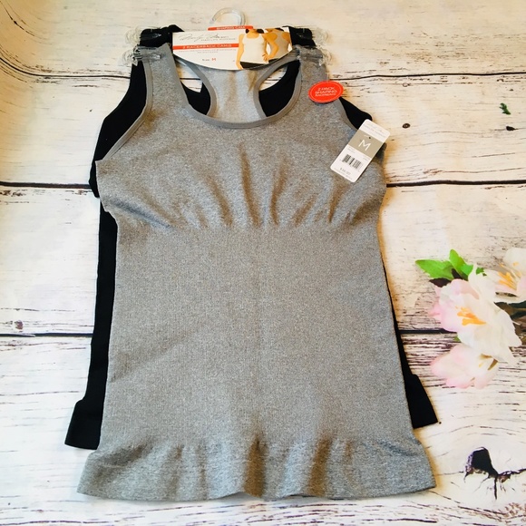 Marilyn Monroe 2 Pack Racerback Shaping Camisole - Picture 5 of 7